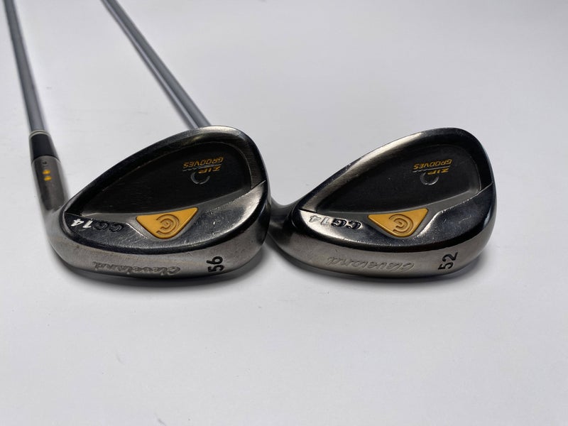 Cleveland CG14 Gunmetal Wedge Set 52* 10 56* 14 Traction Wedge Steel Mens RH