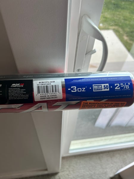 32” drop 3 BBCOR CatX