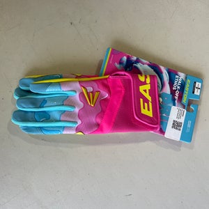 Pink Small Easton Walk off Ethos Drip Batting Gloves (New)
