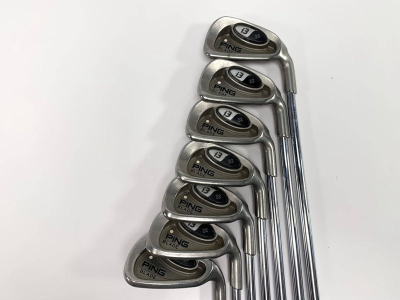 Ping i3 + Iron Set 4-PW White Dot 3* Up Regular Steel Mens RH