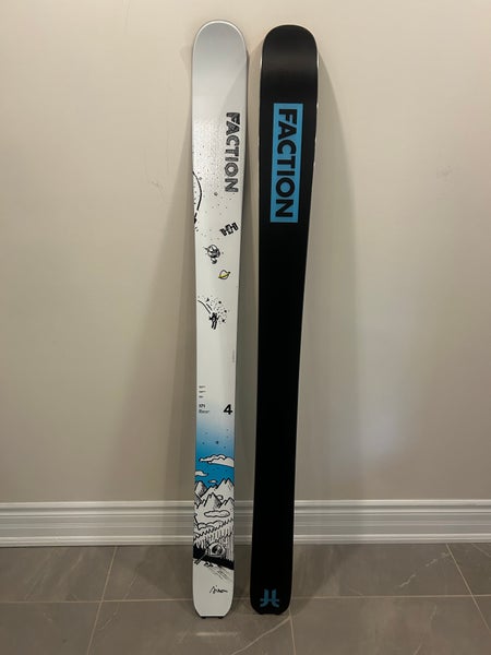 Unisex 2023 171cm Faction Agent 4.0 x POW Collab Skis Without Bindings (New)