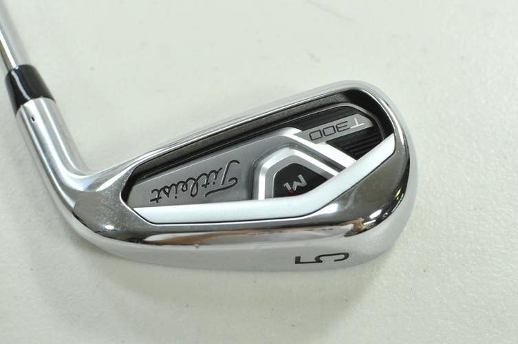 Titleist T300 2021 Single 5 Iron Regular Flex Right AMT Red R300 Steel # 200593