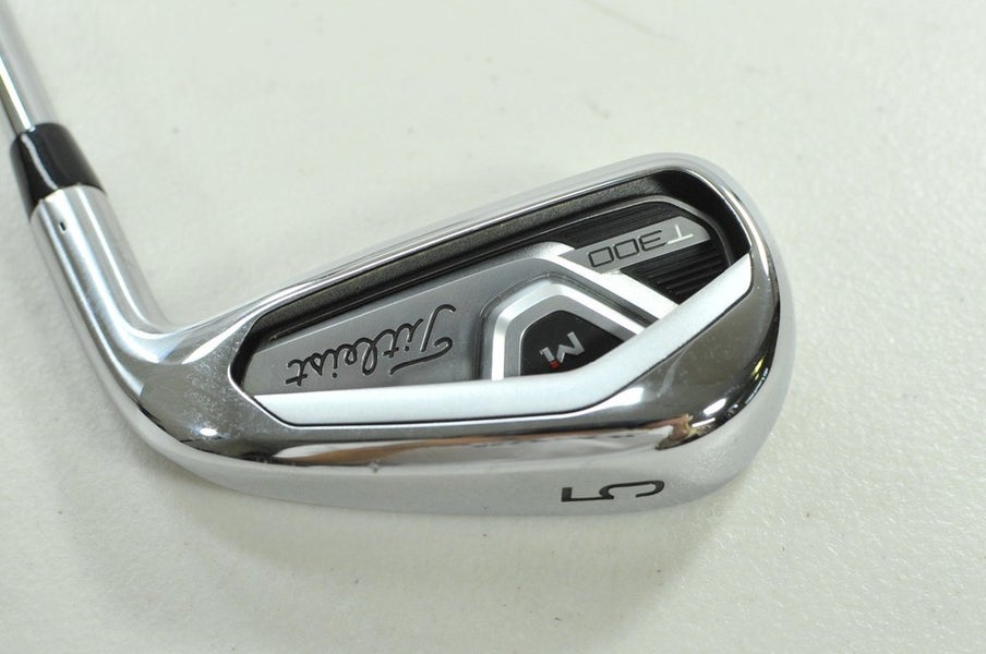 Titleist T300 2021 Single 5 Iron Regular Flex Right AMT Red R300 Steel # 200593