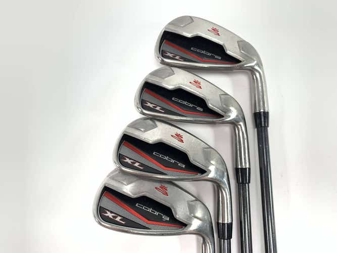 Cobra XL Iron Set 6-9 Regular Graphite Mens RH Midsize Grips