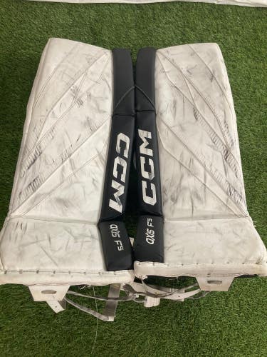 CCM Axis F5 Goalie Leg Pads |  Junior 30" +1