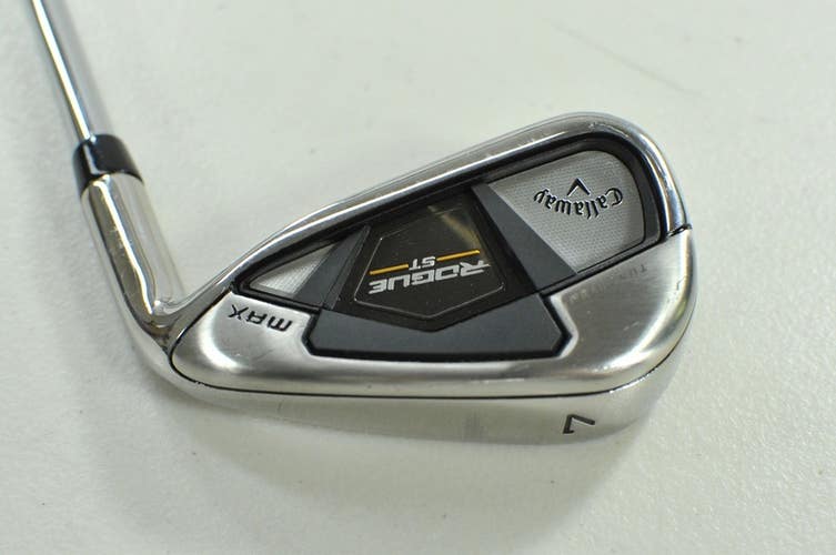 Callaway Rogue ST MAX Single 7 Iron Stiff Flex Right MPH 95g Steel # 200379