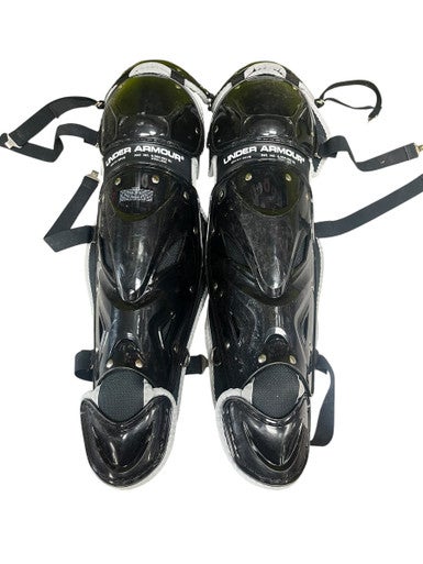 Used Under Armour UALG2 Catchers Leg Guards Black Adult 11833-S000165226