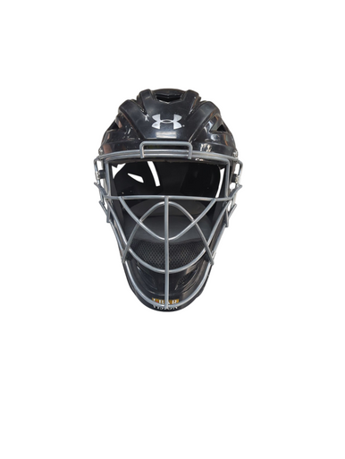 Used Under Armour CATCHERS MASK Catchers Helmet w/Mask Black LG 11833-S000165225