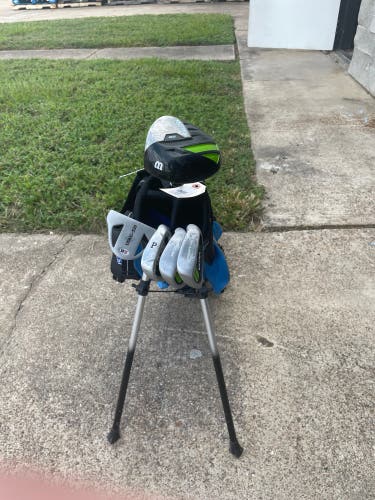 Men's US Kids Golf US Kids Golf Clubs  WILSON (Full Set) Right Handed Regular Flex 5 Pieces (Used)