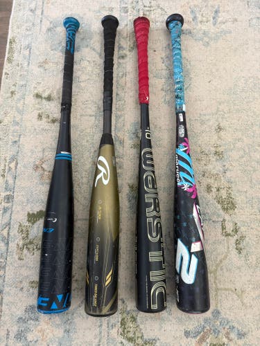 Warstic Bonesaber Alloy USSSA Certified Bat (-10) 18 oz 28" (Used)