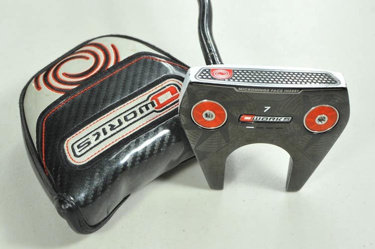 LEFT HANDED Odyssey O-Works #7 34" Putter Steel with Head Cover #200449