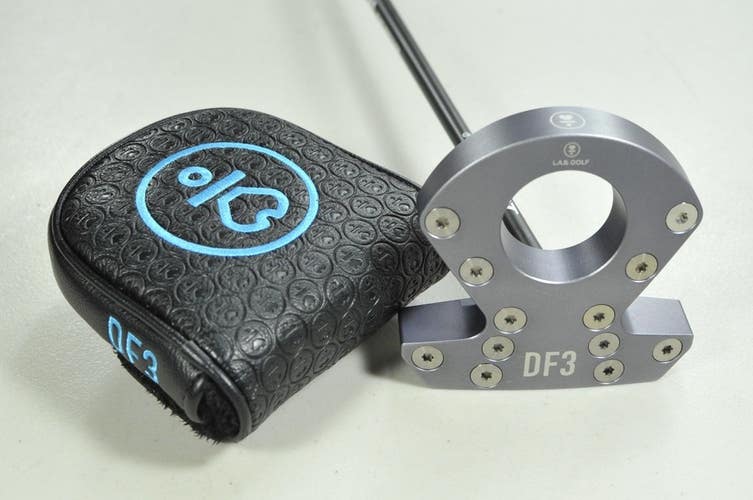 LAB Golf DF3 Sweeper with TPT Shaft 44" 78.5* Putter Right Graphite # 200509