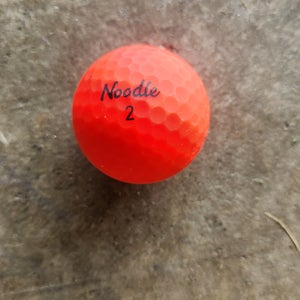 Noodle red rare Neon golf ball brand new