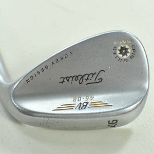 Titleist Vokey SM6 Tour Chrome 46*-08 Wedge Right Steel # 200370