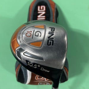 Men's Ping G10 10.5° Draw Driver | UST Mamiya Proforce V2 Black Regular Shaft