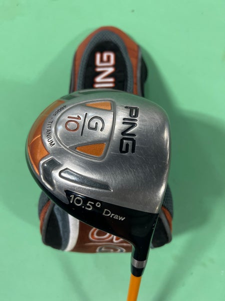 Men's Ping G10 10.5° Draw Driver | UST Mamiya Proforce V2 Black Regular Shaft