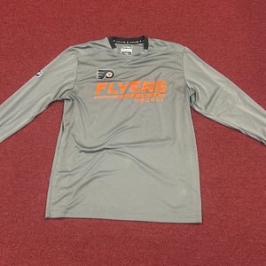 Philadelphia Flyers Gray Large (New) Long Sleeve Shirt Item#FGLL