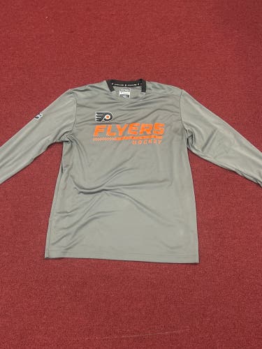 Philadelphia Flyers Gray Large (New) Long Sleeve Shirt Item#FGLL