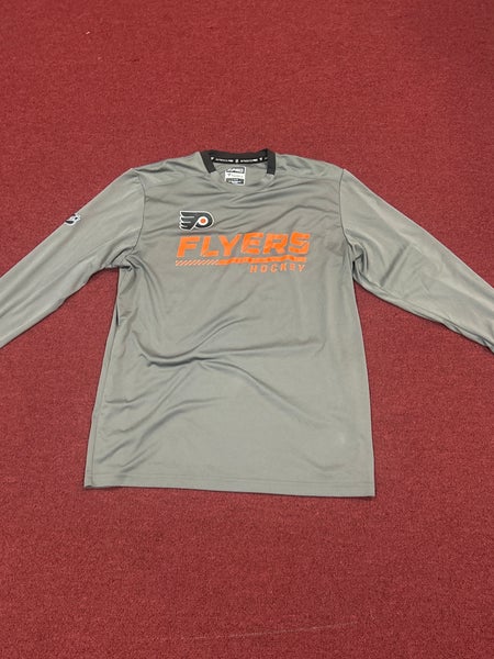 Philadelphia Flyers Gray Large (New) Long Sleeve Shirt Item#FGLL