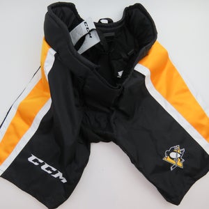 CCM Pittsburgh Penguins NHL Pro Stock Hockey Player Girdle Pant Shell XL 9K