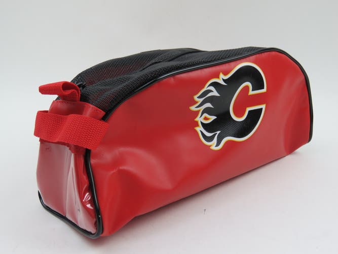Stockton Heat Flames AHL Pro Stock Hockey Team Player Shave Kit Toiletry Bag