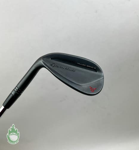LH TaylorMade Milled Grind 2 Black SB Wedge 50*-09 S400 Stiff Steel Golf Club