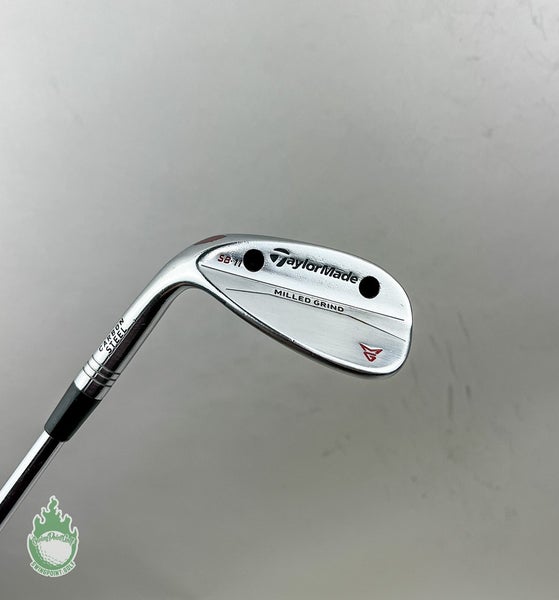 Left Handed TaylorMade Milled Grind SB Wedge 54*-11 S400 Stiff Steel Golf Club