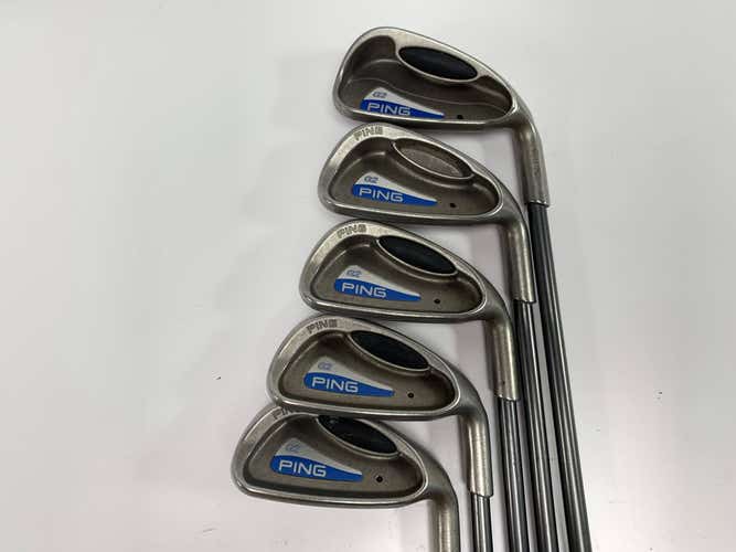 Ping G2 Iron Set 5-9 Black Dot TFC 100 Regular Steel Mens RH