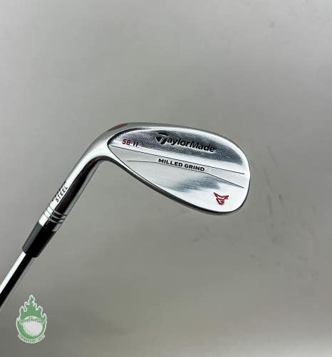 Left Handed TaylorMade Milled Grind SB Wedge 54*-11 120g Stiff Steel Golf Club