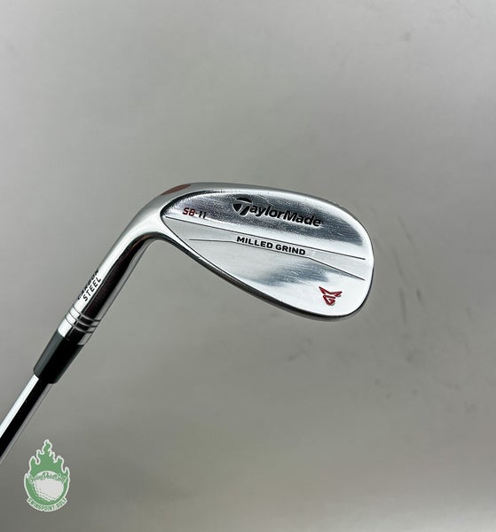 Left Handed TaylorMade Milled Grind SB Wedge 54*-11 120g Stiff Steel Golf Club