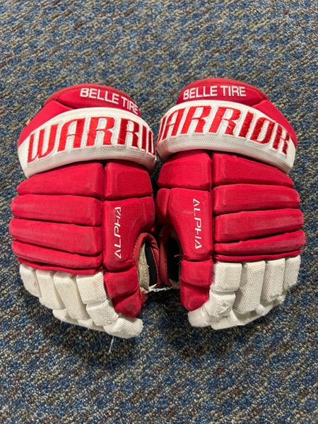 Red Junior Warrior Alpha Gloves 11" | Belle Tire