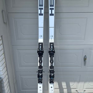 Head FIS 218cm DH Downhill skis with 20 DIN Bindings ( Used 5 times )