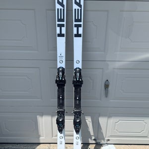Head 193cm FIS eGS Race Giant Slalom Skis with 20 DIN Bindings