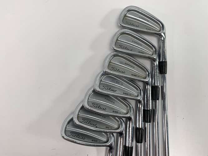 Titleist 690 CB Forged Iron Set 4-PW True Temper DG Sensicore S300 Stiff Mens RH