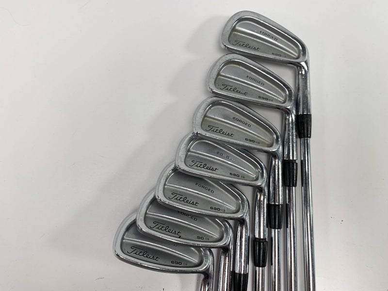 Titleist 690 CB Forged Iron Set 4-PW True Temper DG Sensicore S300 Stiff Mens RH