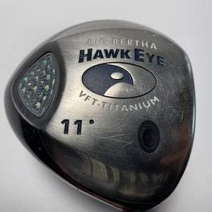 Callaway Hawkeye VFT Driver 11* Big Bertha Gems 50 Ladies Graphite Womens RH