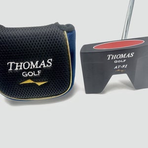 Thomas Golf AT-91 Putter 44.75" Split Grip Mens RH W/Head Cover
