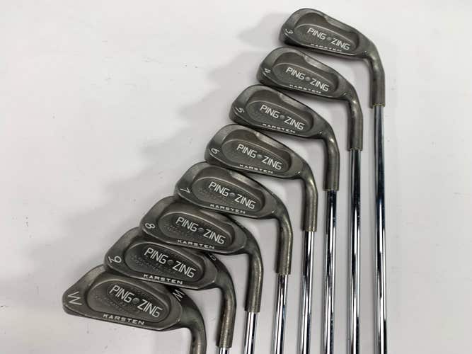 Ping Zing Iron Set 3-PW White Dot 3* Up JZ Regular Steel Mens RH