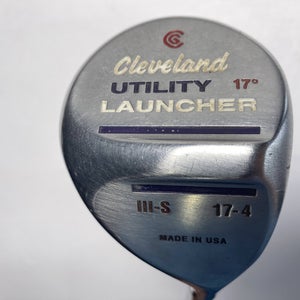Cleveland Launcher Fairway Wood 17* HET Stiff Graphite Mens RH