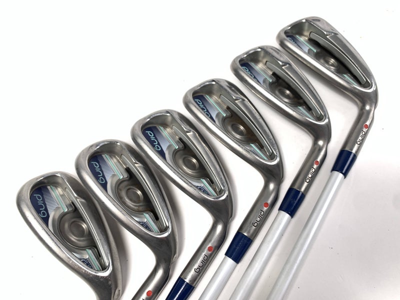 Ping G LE Iron Set 7-PW+GW+SW Red Dot 1* Flat ULT230 Ladies RH