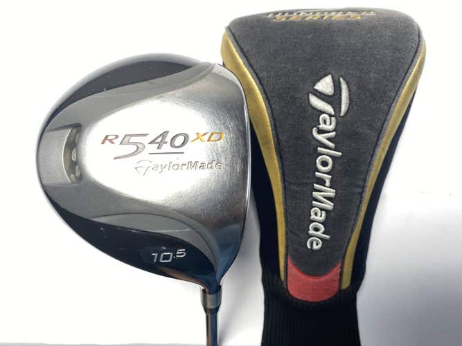 TaylorMade R540 XD Driver 10.5* MAS2 55g Stiff Graphite Mens RH HC Midsize Grip