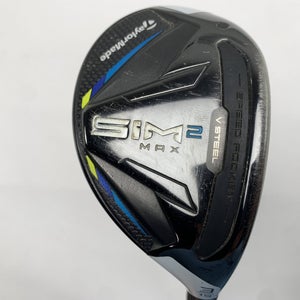 TaylorMade SIM2 MAX Rescue 3 Hybrid 19* Fujikura Ventus Blue 7S Stiff RH