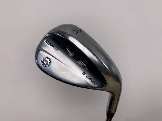 Titleist Vokey SM9 Tour Chrome Lob Wedge LW 60* 10 Bounce S-Grind Wedge Mens RH