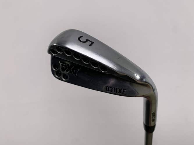 PXG 0311 XF Chrome Single 5 Iron AeroTech SteelFiber i80 Regular Mens RH