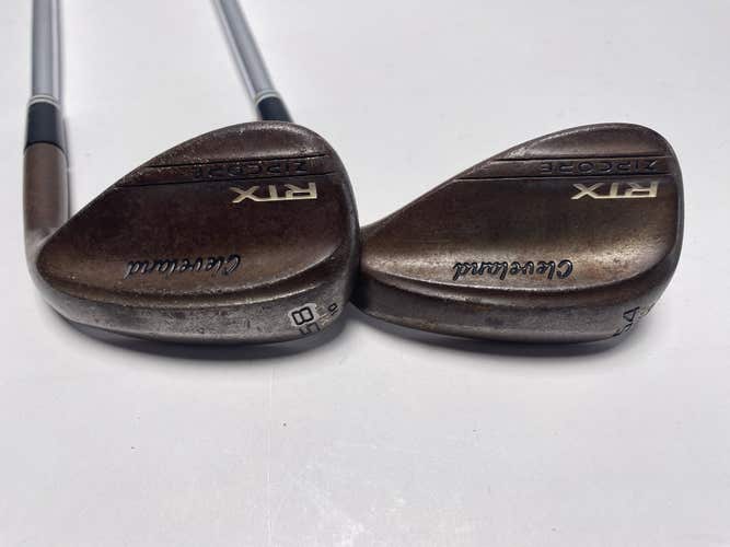 Cleveland RTX ZipCore Raw Wedge Set 54* 10 | 58* 10 NS Pro Modus 3 Wedge Mens RH