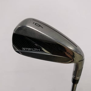 TaylorMade Stealth Single 6 Iron KBS Max MT 85g Stiff Steel Mens RH
