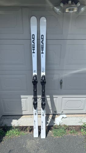 Head 193cm FIS eGS Race Giant Slalom Skis with 20 DIN Bindings