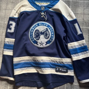 Medium Columbus Blue Jackets Cam Atkinson Jersey
