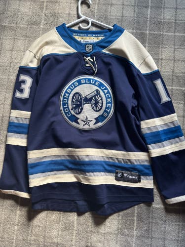 Medium Columbus Blue Jackets Cam Atkinson Jersey