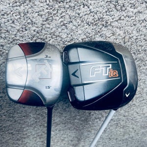 Callaway FTI FT IQ Mens Right Handed Wood and Driver Golf Club Set